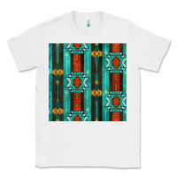 White native american aztec seamless pattern 5 Classic Tee - BundleAndBundleShop