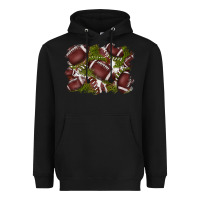 Black football background Heavyweight Hoodie - BarkalooDesign