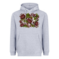 Heather Grey football background Heavyweight Hoodie - BarkalooDesign