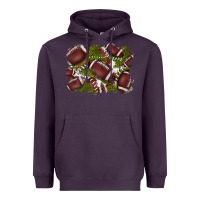 Plum football background Heavyweight Hoodie - BarkalooDesign