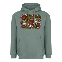 Sage football background Heavyweight Hoodie - BarkalooDesign