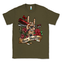 Army Green hair hustler 3 Classic Tee - SublimationCraftShop
