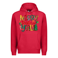 Cardinal merry christmas y'all Premium Hoodie - MaliasSmallBusiness
