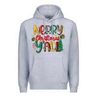 Merry Christmas Y'all Premium Hoodie | Teevron