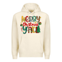 Tofu merry christmas y'all Premium Hoodie - MaliasSmallBusiness
