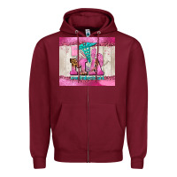 Burgundy ma Zipper Hoodie - AdoDesignShop