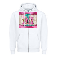 White ma Zipper Hoodie - AdoDesignShop