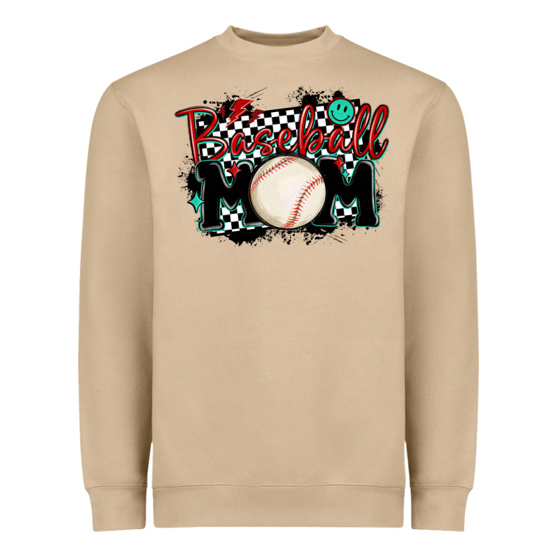Baseball Mom Heavyweight Sweatshirt by MaliasSmallBusiness | Teevron