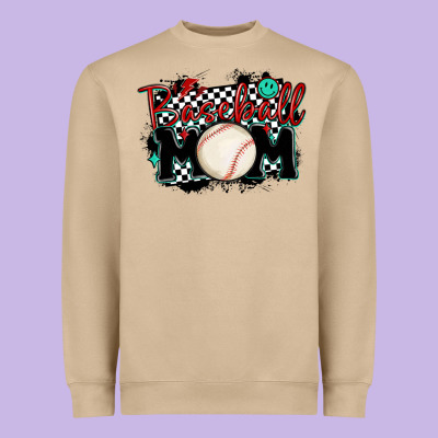 Heavyweight Sweatshirt baseball mom