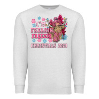 Oatmeal Heather i'm freakin freezin christmas 2023 Premium Sweatshirt - NancyCooperArtShop