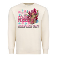 Sandshell i'm freakin freezin christmas 2023 Premium Sweatshirt - NancyCooperArtShop