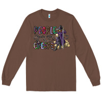 Chestnut people give me the creeps Long Sleeve Tee - CowhideDigitalArt