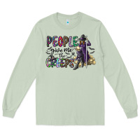 Matcha people give me the creeps Long Sleeve Tee - CowhideDigitalArt