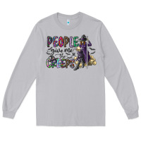 Moon Dust people give me the creeps Long Sleeve Tee - CowhideDigitalArt