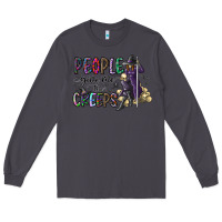 Smoke people give me the creeps Long Sleeve Tee - CowhideDigitalArt