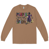 Toasted Coconut people give me the creeps Long Sleeve Tee - CowhideDigitalArt