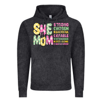 Vintage Black she is mom Vintage Hoodie - JahusDesignShop