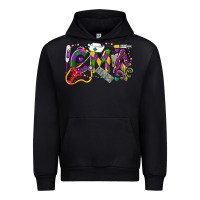Black CMA Certified Medical Assistant Mardi Gras Urban Hoodie - LillyAllenDesigns
