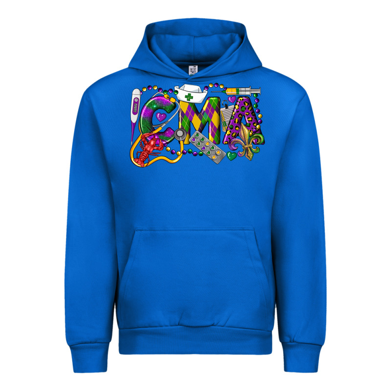 Cma Certified Medical Assistant Mardi Gras Urban Hoodie by LillyAllenDesigns | Teevron