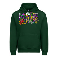 Forest Green CMA Certified Medical Assistant Mardi Gras Urban Hoodie - LillyAllenDesigns
