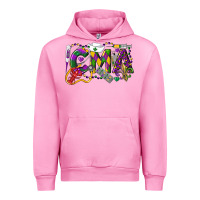 Fuchsia Pink CMA Certified Medical Assistant Mardi Gras Urban Hoodie - LillyAllenDesigns