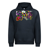 Navy CMA Certified Medical Assistant Mardi Gras Urban Hoodie - LillyAllenDesigns
