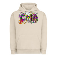 Pigment French Oak CMA Certified Medical Assistant Mardi Gras Urban Hoodie - LillyAllenDesigns