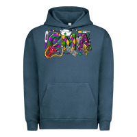 Pigment Midnight Navy CMA Certified Medical Assistant Mardi Gras Urban Hoodie - LillyAllenDesigns