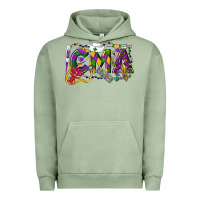 Pigment Oil Green CMA Certified Medical Assistant Mardi Gras Urban Hoodie - LillyAllenDesigns