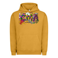Pigment Peanut Butter CMA Certified Medical Assistant Mardi Gras Urban Hoodie - LillyAllenDesigns