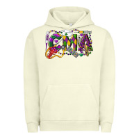 Pigment Pistachio CMA Certified Medical Assistant Mardi Gras Urban Hoodie - LillyAllenDesigns