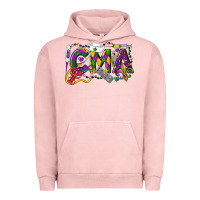 Pigment Salmon CMA Certified Medical Assistant Mardi Gras Urban Hoodie - LillyAllenDesigns