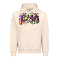 Sandshell CMA Certified Medical Assistant Mardi Gras Urban Hoodie - LillyAllenDesigns