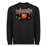 Black basketball mom Heavyweight Sweatshirt - MaliasSmallBusiness