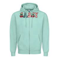 Seafoam sassy Zipper Hoodie - JahusDesignShop