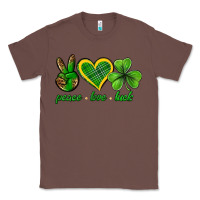 Chestnut peace love luck st. patricks day nePeace love luck Classic Tee - Neo Western