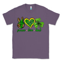 Lavender peace love luck st. patricks day nePeace love luck Classic Tee - Neo Western