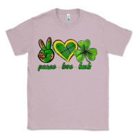 Lilac peace love luck st. patricks day nePeace love luck Classic Tee - Neo Western