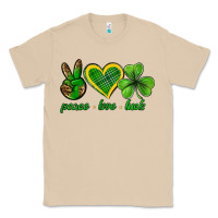 Mushroom peace love luck st. patricks day nePeace love luck Classic Tee - Neo Western
