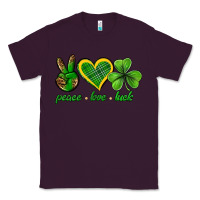 Plum peace love luck st. patricks day nePeace love luck Classic Tee - Neo Western