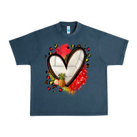 Midnight Navy fruits and volleyball heart Urban Heavy Tee - Zillion Design Studio