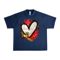 Navy fruits and volleyball heart Urban Heavy Tee - Zillion Design Studio