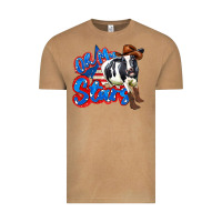 Vintage Camel oh my stars cow Vintage Tee - Zillion Design Studio