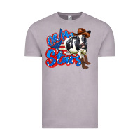 Vintage Zinc oh my stars cow Vintage Tee - Zillion Design Studio