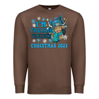 Chestnut i'm freakin freezin christmas 2023 Premium Sweatshirt - NancyCooperArtShop