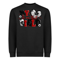 Black my heart is on that field soccer Heavyweight Sweatshirt - MaliasSmallBusiness