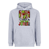 Heather Grey Christmas tree cake junkie Heavyweight Hoodie - Jasminsmagicworld