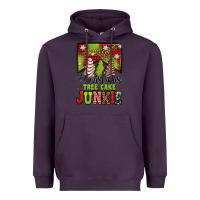 Plum Christmas tree cake junkie Heavyweight Hoodie - Jasminsmagicworld