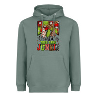 Sage Christmas tree cake junkie Heavyweight Hoodie - Jasminsmagicworld