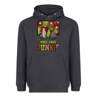 Smoke Christmas tree cake junkie Heavyweight Hoodie - Jasminsmagicworld